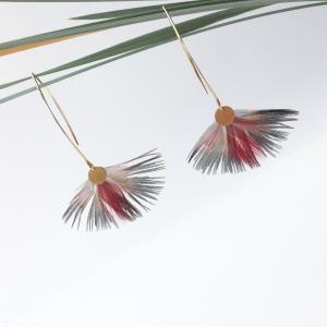 Boucles d'oreilles plumes